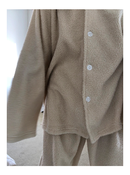 fleecy pajama set